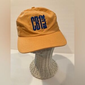 Yellow Callaway Golf Hat Cap CB1 Blue Embroidered - Adjustable & 100% Cotton